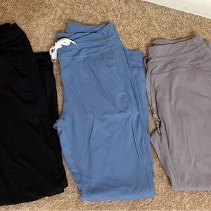 Women’s Halara Black, Blue, and Gray Joggers size L
